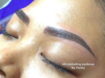 After Microblading Eyebrows, Chiangmai
